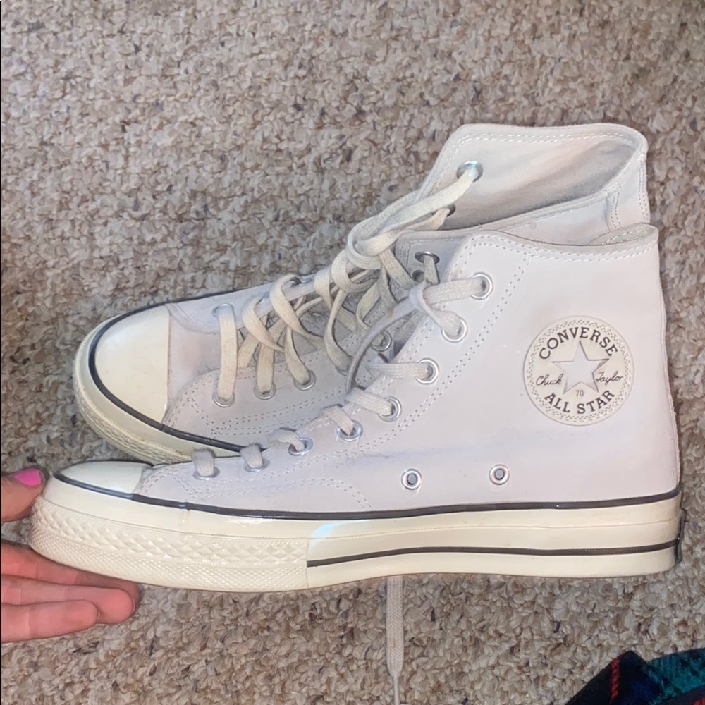 Converse White High Top Sneakers